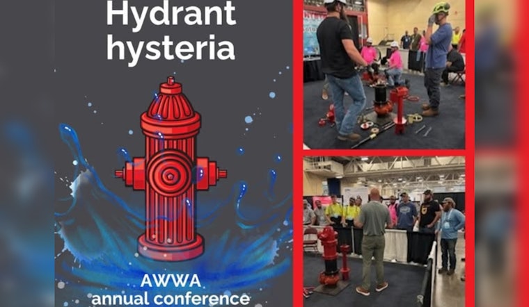 Maple Grove Duo Takes Third Place at AWWA Minnesota's Hydrant Hysteria Competition
