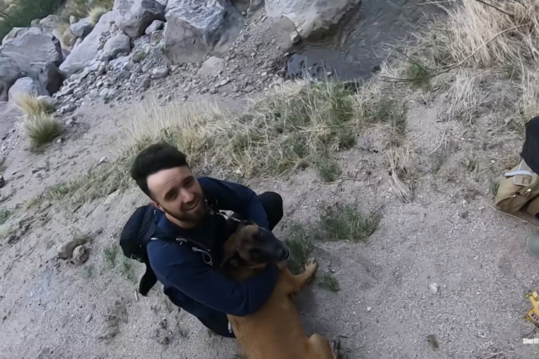 Maricopa County Sheriff's Aviation Division Conducts Dramatic Helicopter Rescue of Injured Dog in Superstition Mountains