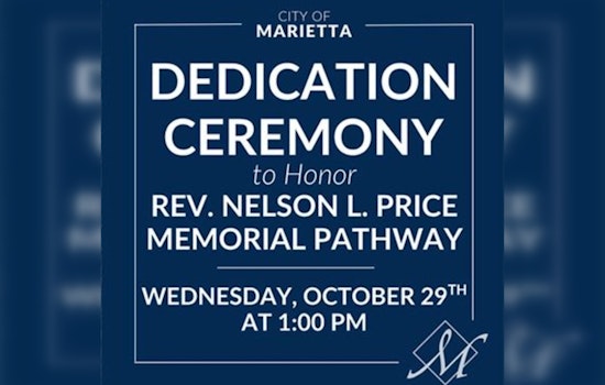 Marietta to Dedicate Memorial Pathway to Rev. Nelson L. Price on Roswell Street