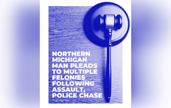 Marion Man Pleads No Contest to Felony Charges Following Assault, Police Chase in Northern Michigan