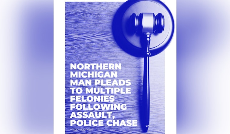 Marion Man Pleads No Contest to Felony Charges Following Assault, Police Chase in Northern Michigan