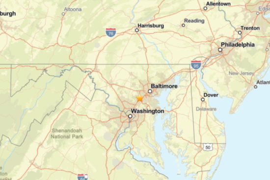Maryland Communities Rattled by 2.5 Magnitude Earthquake Near Columbia and Savage, No Damages Reported
