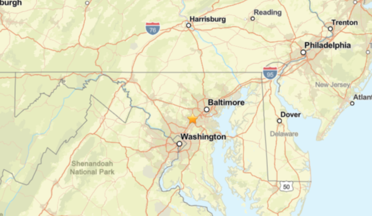 Maryland Communities Rattled by 2.5 Magnitude Earthquake Near Columbia and Savage, No Damages Reported