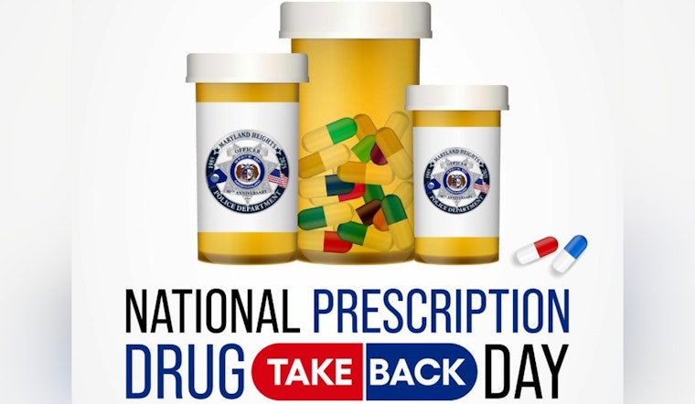 Maryland Heights Police Facilitate Safe Disposal of Medications with Drive-Up Drop-Off Event