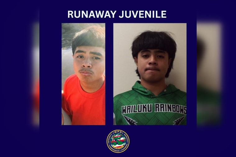 Maui Police Seek Community Help to Find Repeat Runaway Teen Noah Aliksa in Lahaina