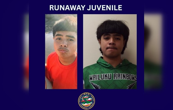 Maui Police Seek Community Help to Find Repeat Runaway Teen Noah Aliksa in Lahaina