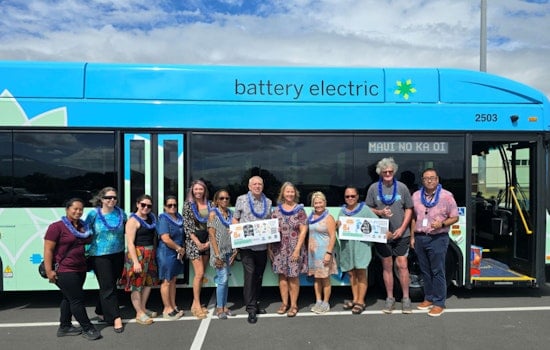 Maui Public Buses Display "Talking is Teaching" Campaign to Boost Children's Early Development