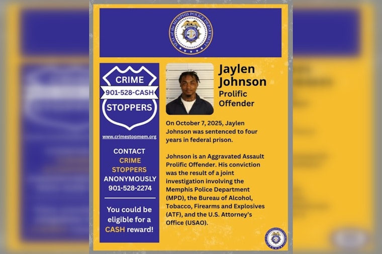 Memphis Gang Member Sentenced to Four Years in Federal Prison as Part of Aggravated Assault Initiative