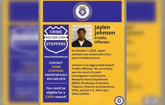 Memphis Gang Member Sentenced to Four Years in Federal Prison as Part of Aggravated Assault Initiative