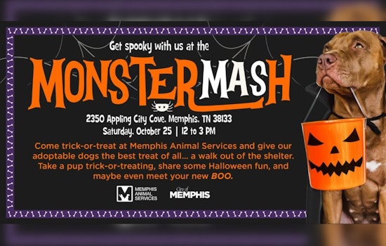 Memphis To Host "MAS Monster MASH" Halloween Event Featuring Adoptable Shelter Dogs