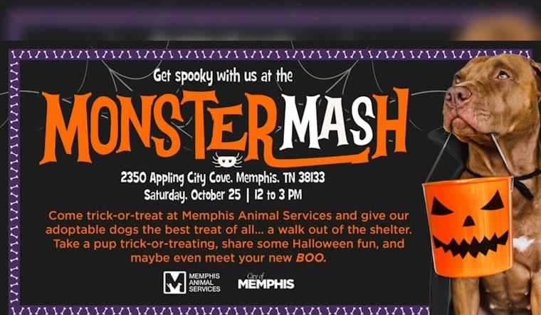 Memphis To Host "MAS Monster MASH" Halloween Event Featuring Adoptable Shelter Dogs