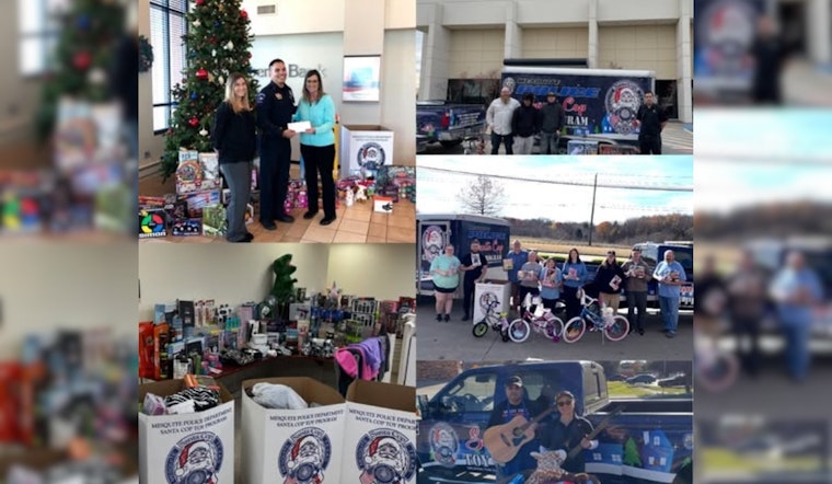 Mesquite Police Department Champions Holiday Giving with Santa Cop Toy Drive