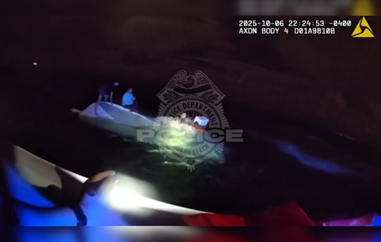 Miami Beach Police Officers Heroically Rescue Four Men from Capsized Boat in Rough Waters