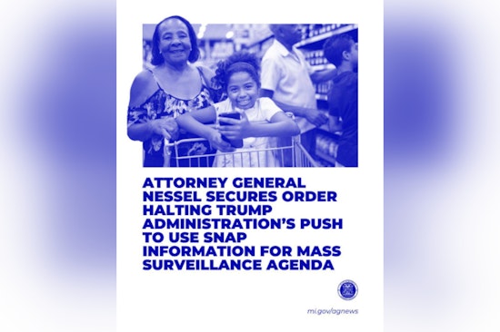 Michigan AG Dana Nessel Obtains Court Injunction Against Trump Administration's SNAP Data Mining Effort
