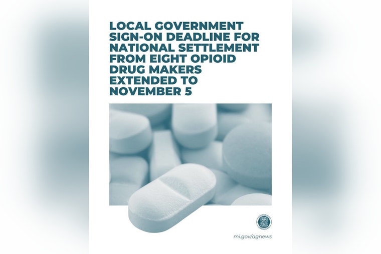 Michigan Extends Deadline for Local Governments to Join $720 Million Opioid Settlement