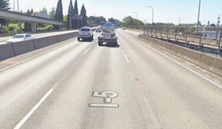 Miles-Long Traffic Jam on I-5 Northbound in Portland Following Semitruck Crash