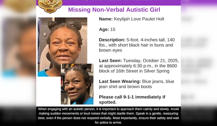 Missing Autistic Teenager Found Safe in Montgomery County, Community Rallies Behind "Purple Alert" System