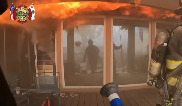 Modesto Fire Department Swiftly Extinguishes Residential Blaze on Wycliffe Drive