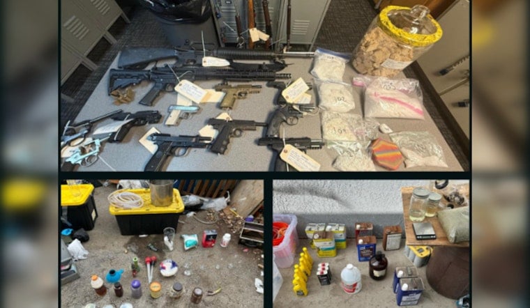 Modesto Meth Lab Bust Leads to Seizure of Drugs and Firearms, 61-Year-Old Man Faces Multiple Charges
