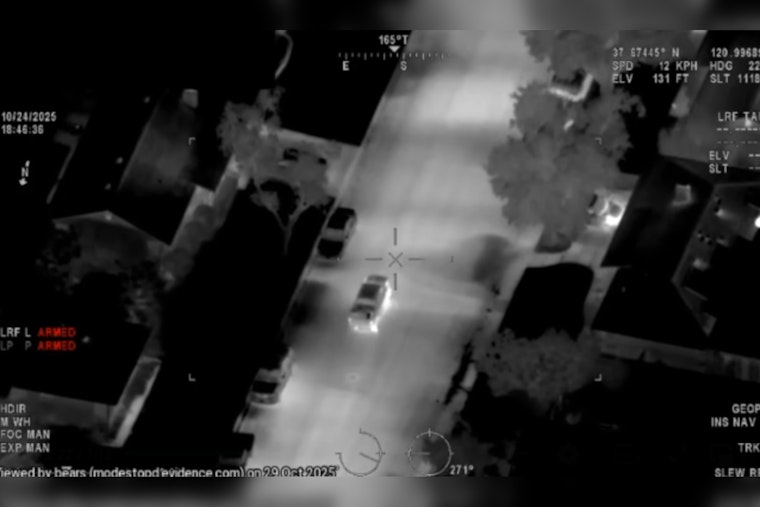 Modesto Police Arrest Two in Traffic Stop Turned Drug Bust with Aerial Aid from Sky 1