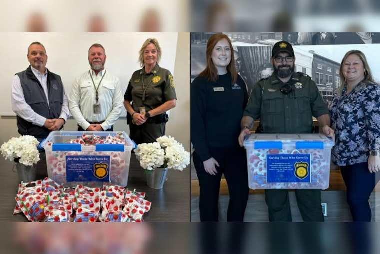 Monroe County Sheriff's Office Thanks Local Chiropractic Center for Generous Donations to Staff Wellness