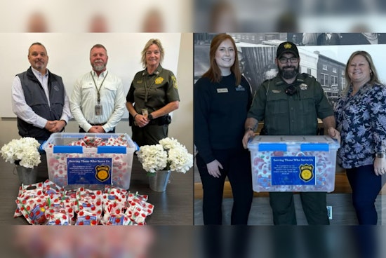 Monroe County Sheriff's Office Thanks Local Chiropractic Center for Generous Donations to Staff Wellness