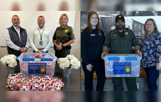Monroe County Sheriff's Office Thanks Local Chiropractic Center for Generous Donations to Staff Wellness