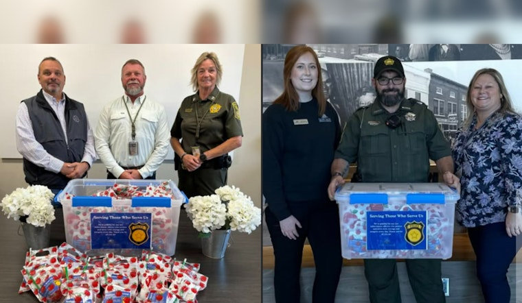 Monroe County Sheriff's Office Thanks Local Chiropractic Center for Generous Donations to Staff Wellness