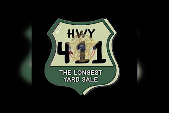 Monroe County Sheriff's Office Promotes Safety During Bustling Highway 411 Yard Sale Event