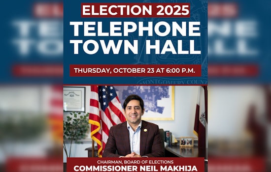 Montgomery County Announces Telephone Town Hall for Voter Engagement Ahead of Municipal Election
