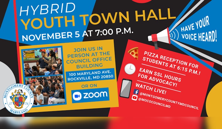 Montgomery County Council Invites Local Youth to Shape Policy at Rockville Town Hall Meeting