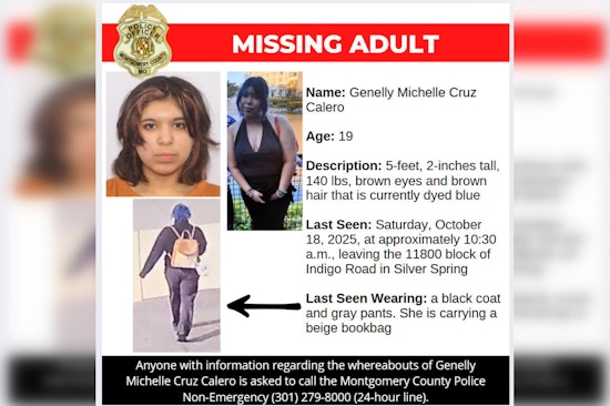 Montgomery County Police Intensify Search for Missing 19-Year-Old Genelly Michelle Cruz Calero