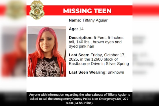 Montgomery County Police Seek Public’s Help in Search for Missing Teen Tiffany Aguiar
