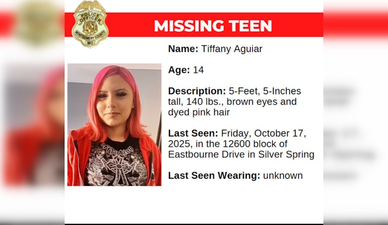 Montgomery County Police Seek Public’s Help in Search for Missing Teen Tiffany Aguiar