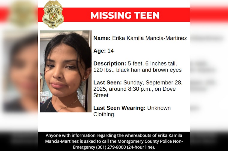 Montgomery County Police Seek Public's Help to Find Missing Teenager Erika Kamila Mancia-Martinez