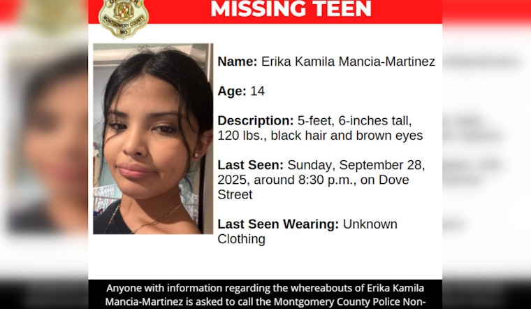 Montgomery County Police Seek Public's Help to Find Missing Teenager Erika Kamila Mancia-Martinez