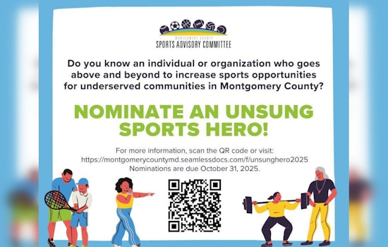 Montgomery County Seeks Nominations for Unsung Sports Hero Award, Celebrating Local Athletic Champions