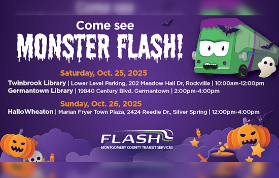 Montgomery County Transforms Bus into "Monster Flash" to Showcase New Rapid Transit Network