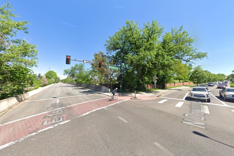 Motorist and Motorcyclist Involved in Serious Crash at Denver's 1st and Downing Intersection, Traffic Disruptions Ensue