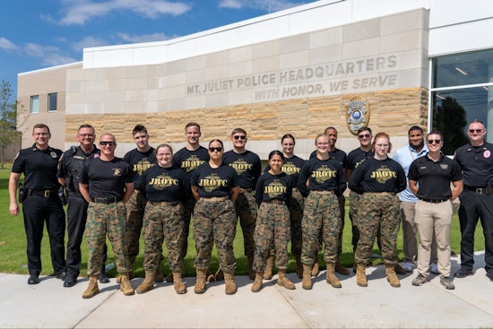 Mt. Juliet Police Engage with MJHS JROTC Seniors to Foster Community Relations and Mentorship