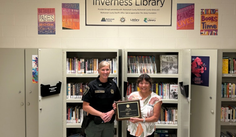 Multnomah County Honors Retired Librarian Carol Cook by Naming Inverness Jail Library in Her Honor