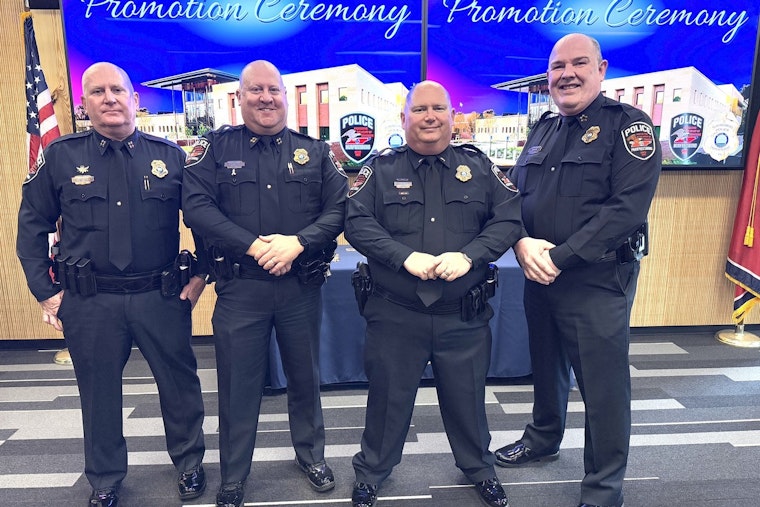 Murfreesboro Police Department Announces Significant Leadership Promotions