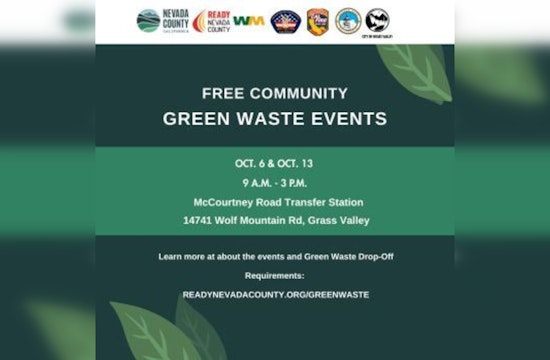 Nevada County Offers Free Green Waste Disposal to Enhance Wildfire Preparedness