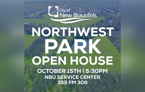 New Braunfels Seeks Community Input for Design of City's Largest Park at Upcoming Open House Event