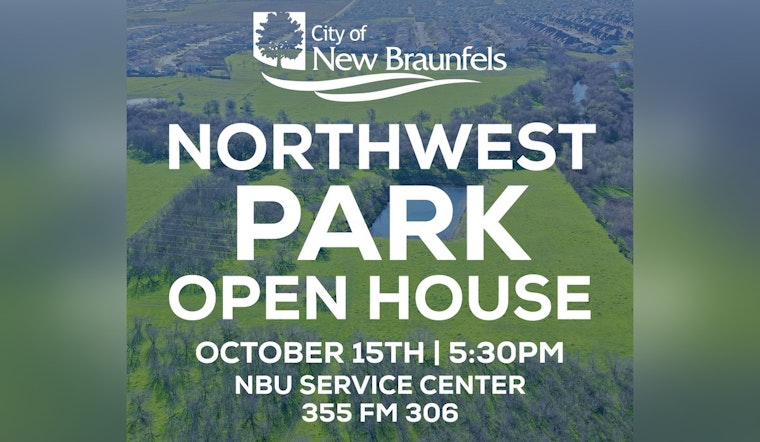 New Braunfels Seeks Community Input for Design of City's Largest Park at Upcoming Open House Event