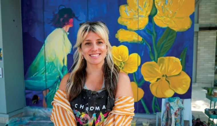 New Mural by Artist Mariela Ajras Adds Vibrancy to Bloomington’s South Loop