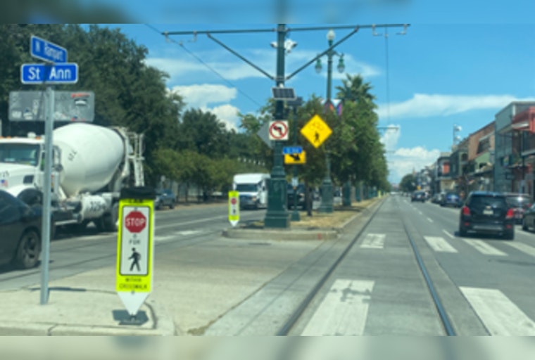 New Orleans Enhances Pedestrian and Cyclist Safety in French Quarter with N. Rampart and N. Peters Upgrades