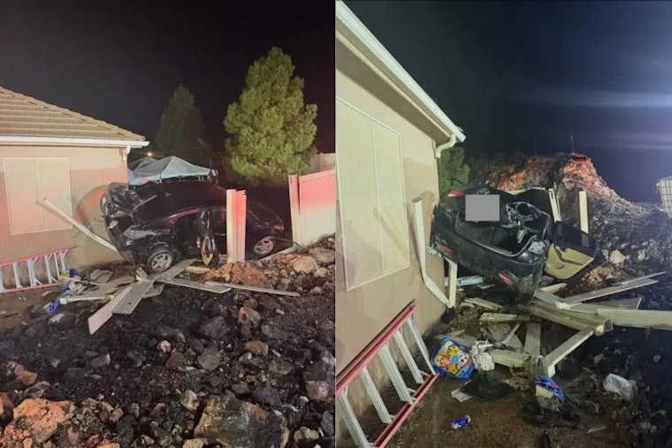No Serious Injuries Reported as Juvenile Driver Crashes Into Hurricane Home