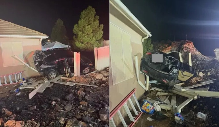 No Serious Injuries Reported as Juvenile Driver Crashes Into Hurricane Home
