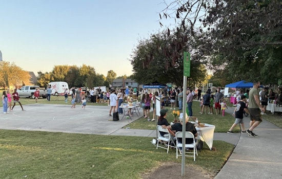 Norman Residents Celebrate Community Bonding and Safety at Brookhaven Park Event with Cleveland County Sheriff's Deputies